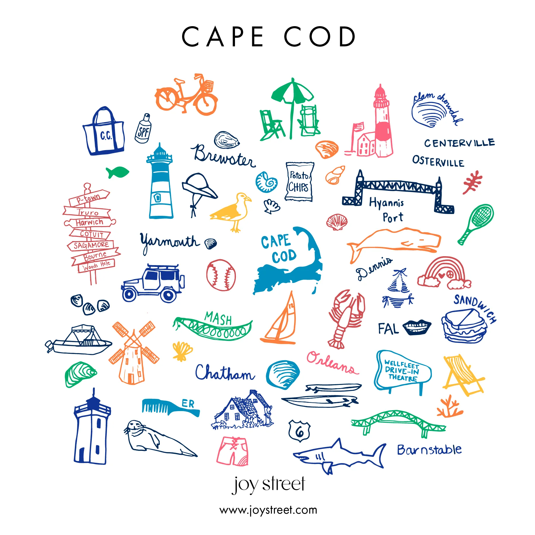 Cape Cod Short Sleeve Baby Body Suit
