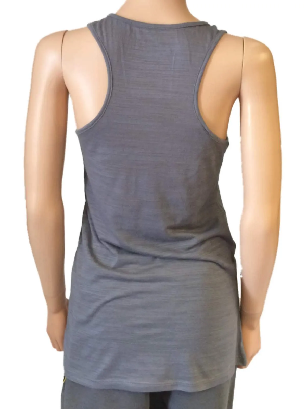 Chicago White Sox SAAG Women Gray Racerback Sleeveless Tri-Blend Tank Top