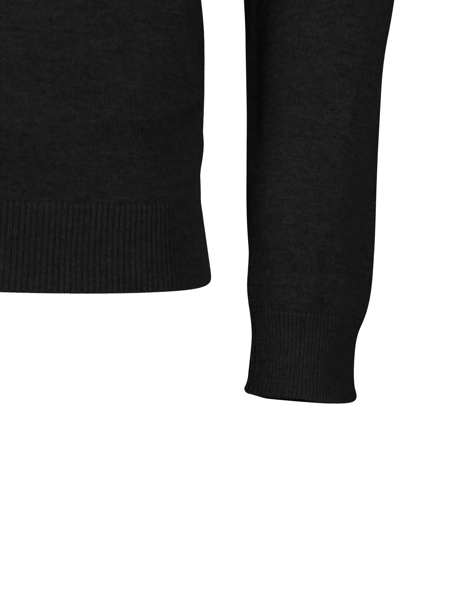 Clipper Zip Through Baseball Cardigan in Black - Dissident