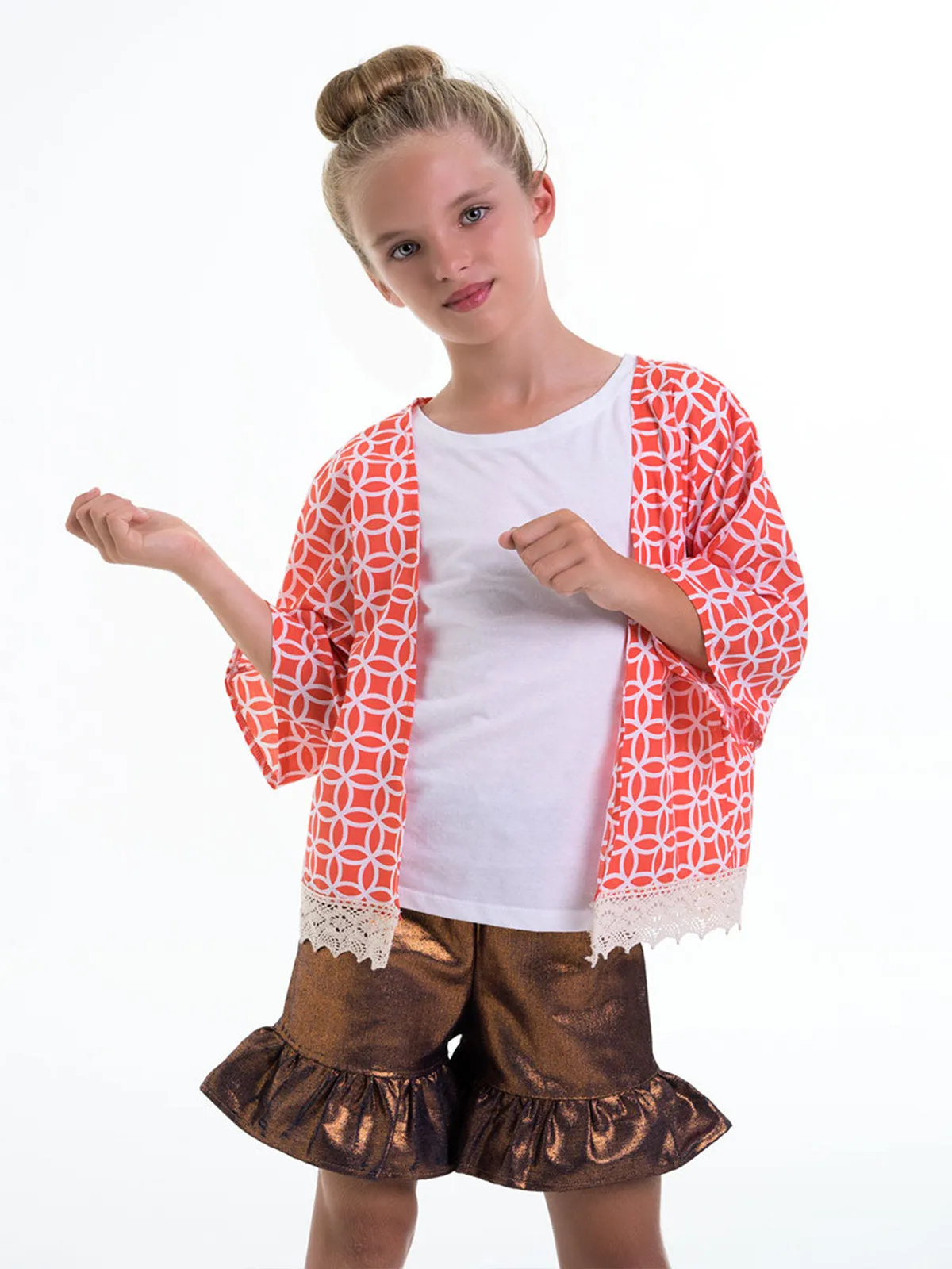 Free Sewing Pattern - Girls Kimono Jacket Pattern F1404-L