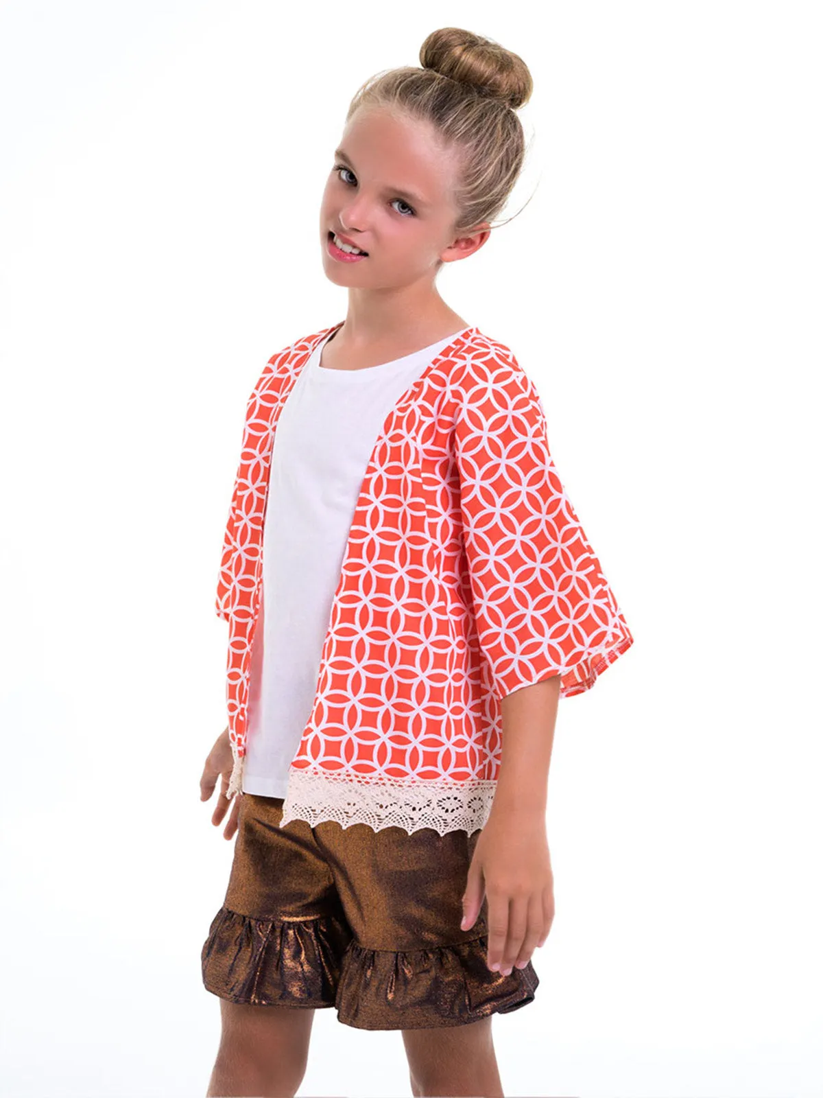 Free Sewing Pattern - Girls Kimono Jacket Pattern F1404-L