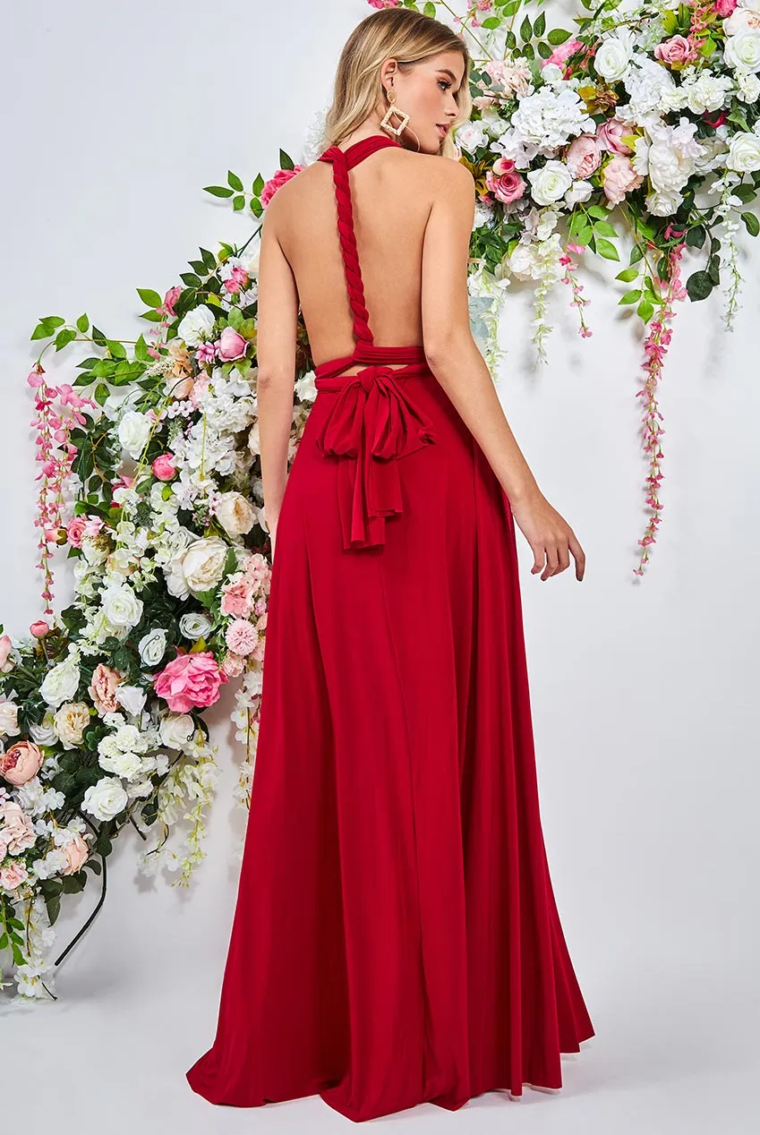 Goddiva Multi Way Maxi Dress