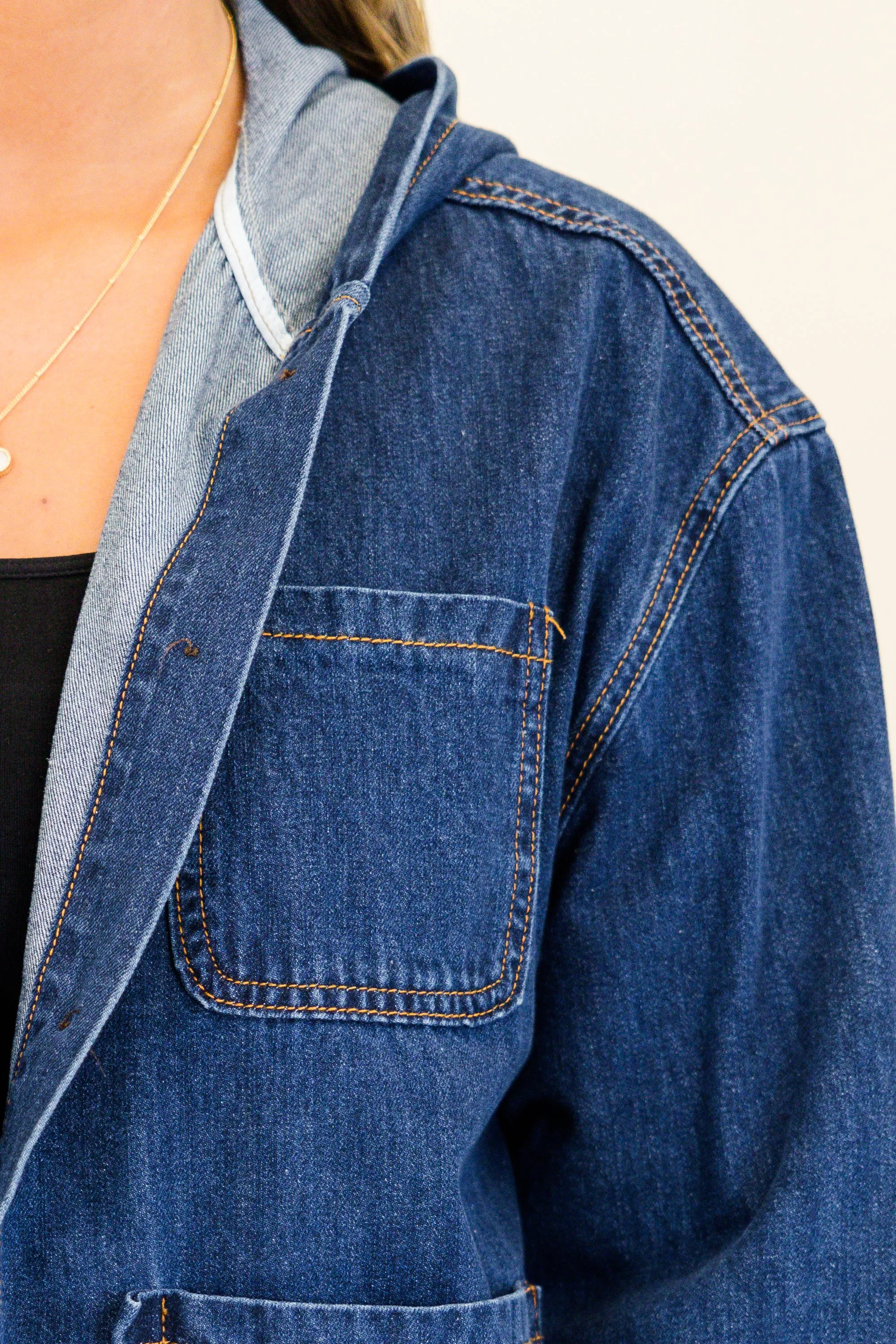 Shades Of You Jacket, Dark Wash