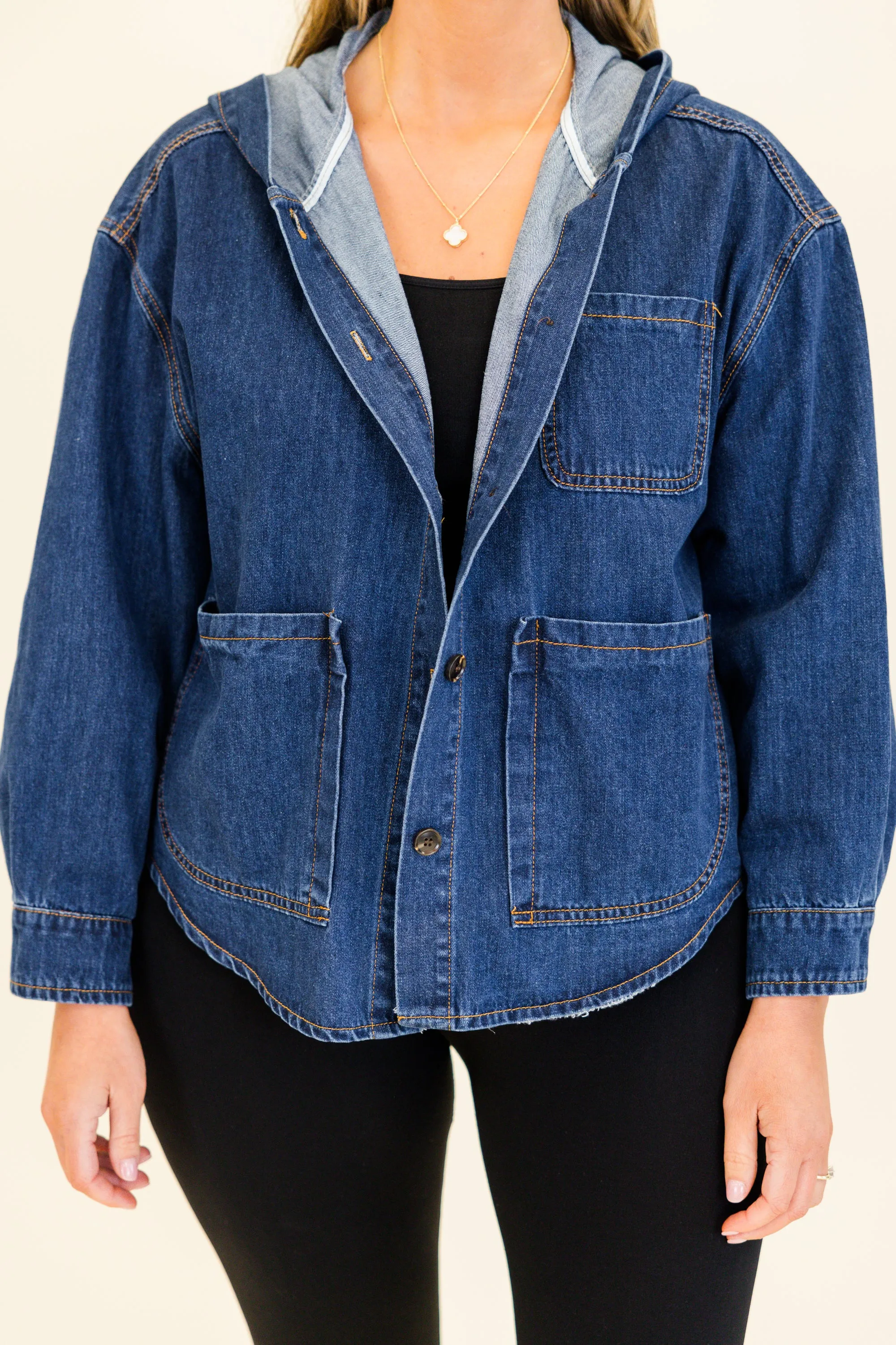 Shades Of You Jacket, Dark Wash