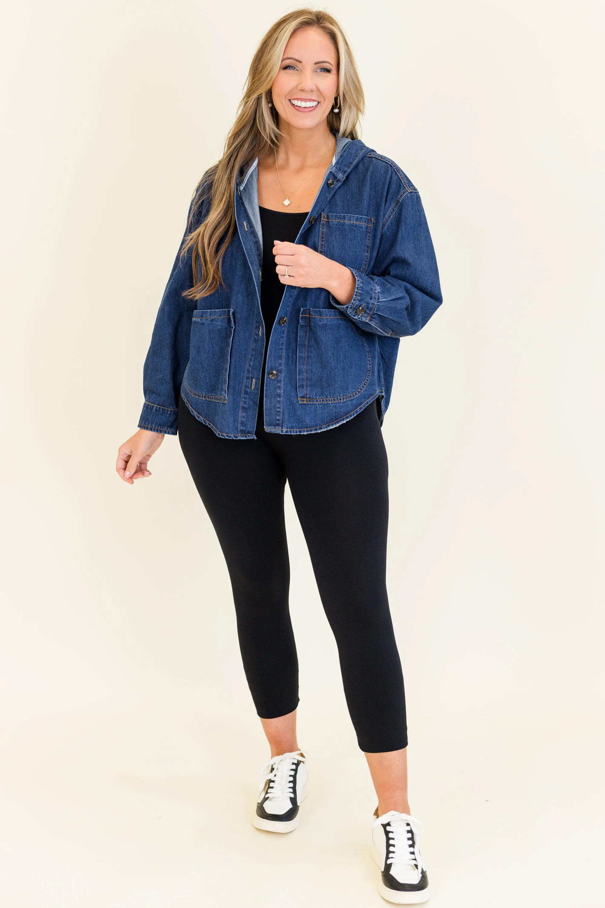 Shades Of You Jacket, Dark Wash