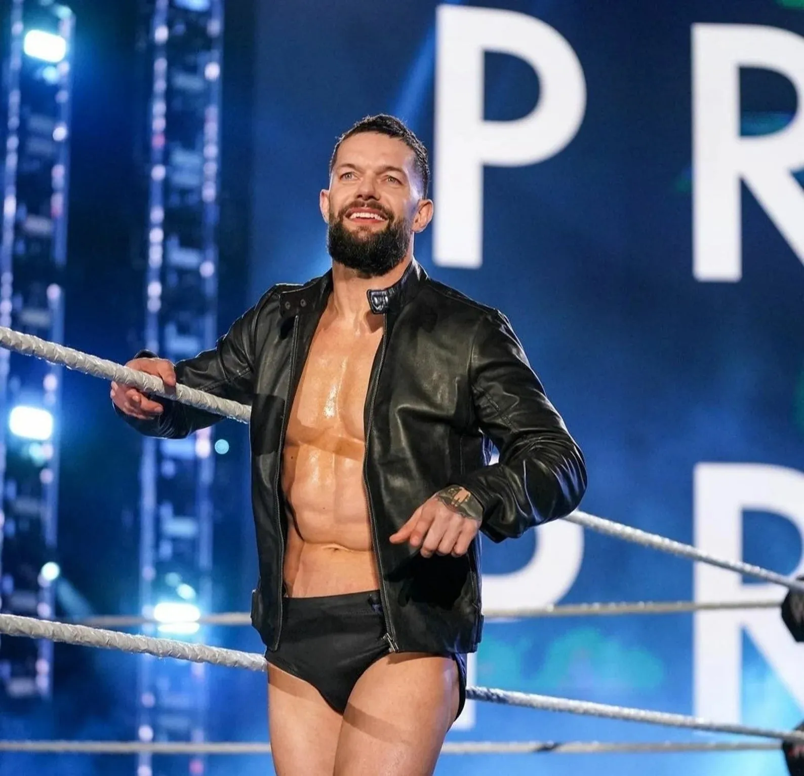 WWE Finn Balor WrestleMania Black Casual Leather Jacket | WWE Men Leather Jacket