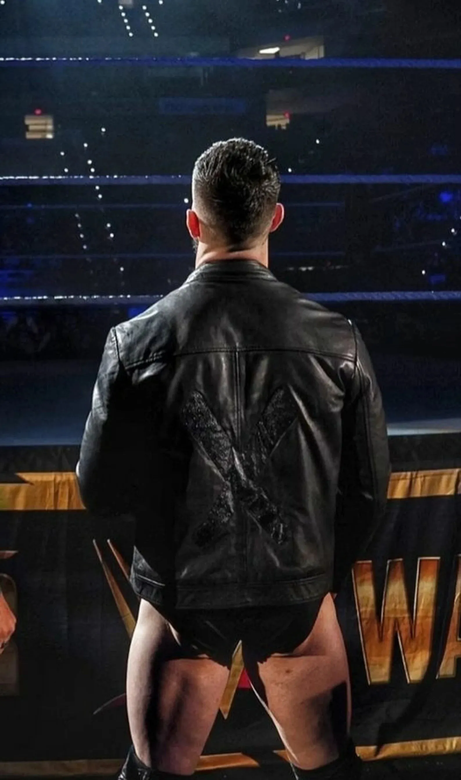 WWE Finn Balor WrestleMania Black Casual Leather Jacket | WWE Men Leather Jacket
