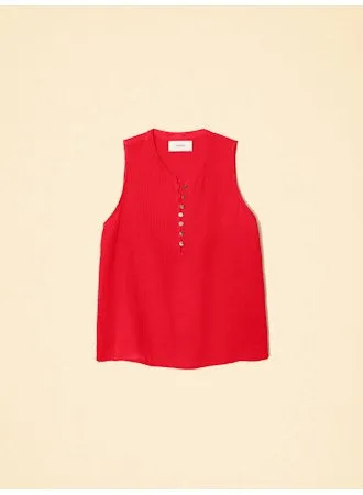Xirena - Tish Top in Real Red