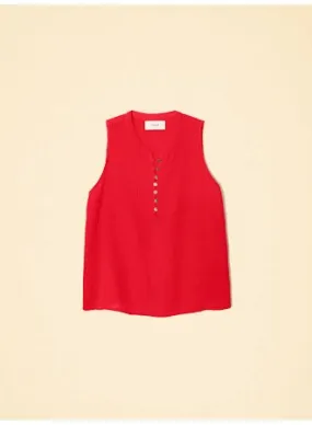 Xirena - Tish Top in Real Red